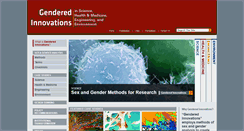 Desktop Screenshot of genderedinnovations.stanford.edu