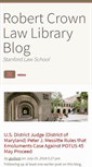 Mobile Screenshot of liblog.law.stanford.edu