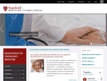 Tablet Screenshot of emed.stanford.edu