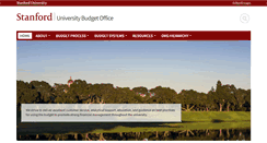 Desktop Screenshot of budget.stanford.edu