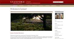 Desktop Screenshot of lyman.stanford.edu