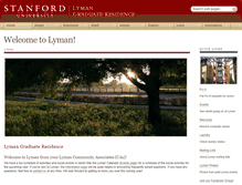 Tablet Screenshot of lyman.stanford.edu