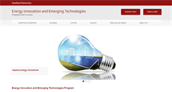 Desktop Screenshot of energyinnovation.stanford.edu