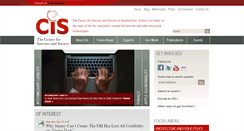 Desktop Screenshot of cyberlaw.stanford.edu