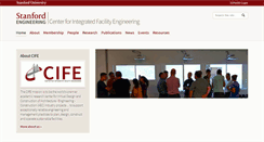 Desktop Screenshot of cife.stanford.edu