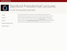 Tablet Screenshot of prelectur.stanford.edu