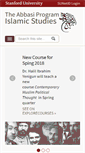 Mobile Screenshot of islamicstudies.stanford.edu