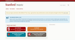 Desktop Screenshot of helpsu.stanford.edu