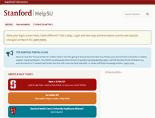 Tablet Screenshot of helpsu.stanford.edu