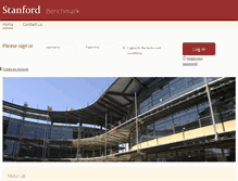 Tablet Screenshot of benchmark.stanford.edu