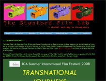 Tablet Screenshot of filmlab.stanford.edu