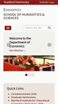 Mobile Screenshot of economics.stanford.edu