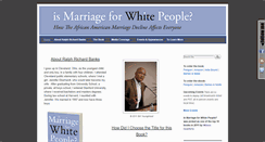 Desktop Screenshot of ismarriageforwhitepeople.stanford.edu