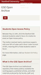 Mobile Screenshot of openarchive.stanford.edu