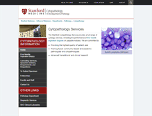 Tablet Screenshot of cytopathology.stanford.edu