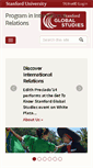 Mobile Screenshot of internationalrelations.stanford.edu