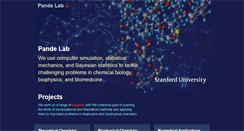 Desktop Screenshot of pande.stanford.edu