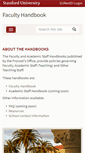 Mobile Screenshot of facultyhandbook.stanford.edu