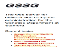 Tablet Screenshot of gssg-www.stanford.edu