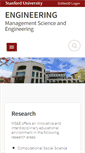 Mobile Screenshot of msande.stanford.edu