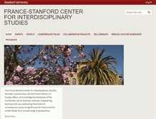 Tablet Screenshot of francestanford.stanford.edu