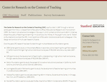 Tablet Screenshot of crceducation.stanford.edu