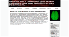Desktop Screenshot of iutam.stanford.edu