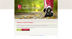 Desktop Screenshot of bewellwalkers.stanford.edu