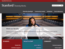 Tablet Screenshot of diversityworks.stanford.edu