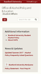 Mobile Screenshot of alcohol.stanford.edu