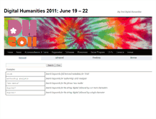 Tablet Screenshot of dh2011abstracts.stanford.edu