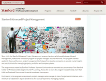 Tablet Screenshot of apm.stanford.edu