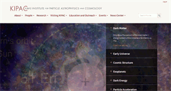 Desktop Screenshot of kipac.stanford.edu