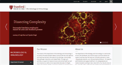 Desktop Screenshot of microimmuno.stanford.edu