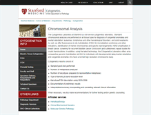 Tablet Screenshot of cytogenetics.stanford.edu