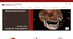 Desktop Screenshot of 3dradiology.stanford.edu