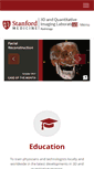 Mobile Screenshot of 3dradiology.stanford.edu