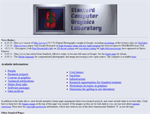 Tablet Screenshot of graphics.stanford.edu