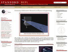 Tablet Screenshot of hepl.stanford.edu