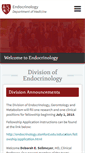 Mobile Screenshot of endocrinology.stanford.edu