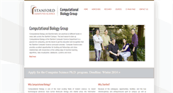 Desktop Screenshot of compbio.stanford.edu