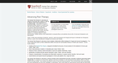 Desktop Screenshot of painlab.stanford.edu