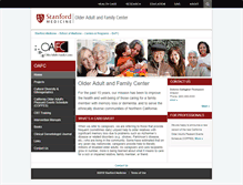 Tablet Screenshot of oafc.stanford.edu