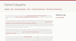 Desktop Screenshot of fukuyama.stanford.edu