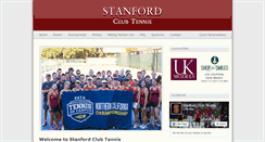 Desktop Screenshot of clubtennis.stanford.edu