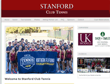 Tablet Screenshot of clubtennis.stanford.edu