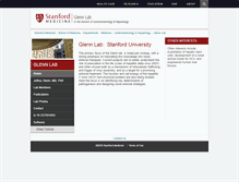 Tablet Screenshot of glennlab.stanford.edu