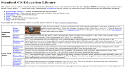 Desktop Screenshot of cslibrary.stanford.edu