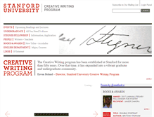 Tablet Screenshot of creativewriting.stanford.edu