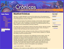 Tablet Screenshot of cronicas.stanford.edu